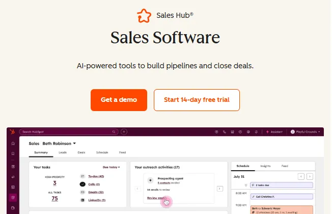 Hubspot sales hub the best go to market tool