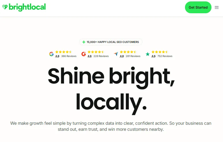 brightlocal is the best Local SEO platform
