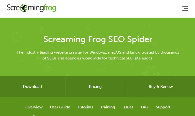 Screaming Frog SEO Spider the best SEO tool when it comes to technical SEO site audits